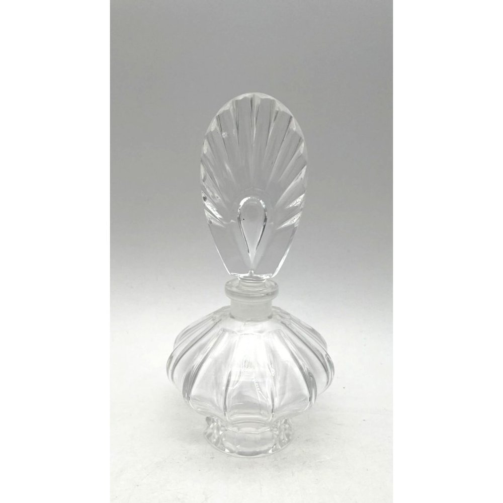 Vtg. Lead Crystal Perfume Bottle